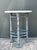 Contemporary Vintage Postmodern Cast Aluminum Outdoor Side Table - 895 For Sale - Image 3 of 12
