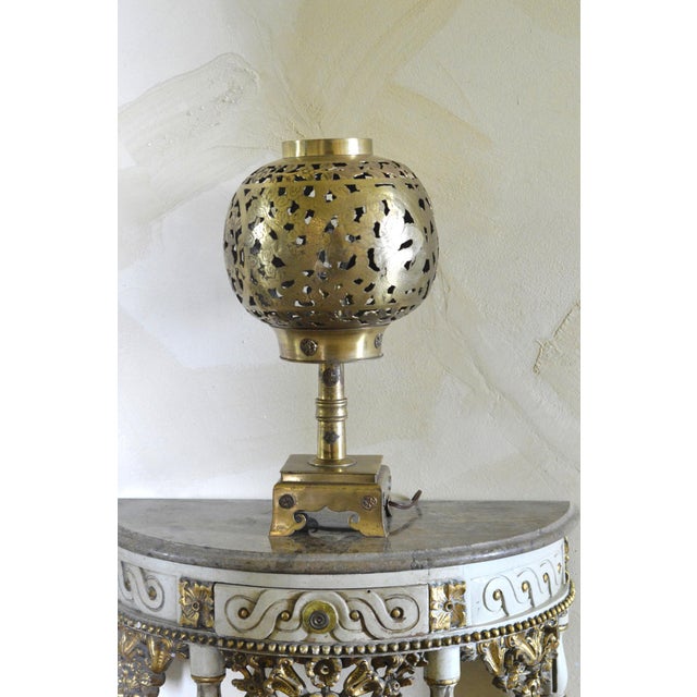 Vintage Brass Table Lamps, 1950s, Set of 2 For Sale - Image 10 of 15