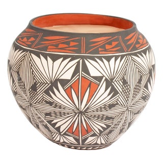 Acoma Pueblo Pottery Vase by Corrine Chino For Sale
