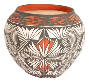Acoma Pueblo Pottery Vase by Corrine Chino