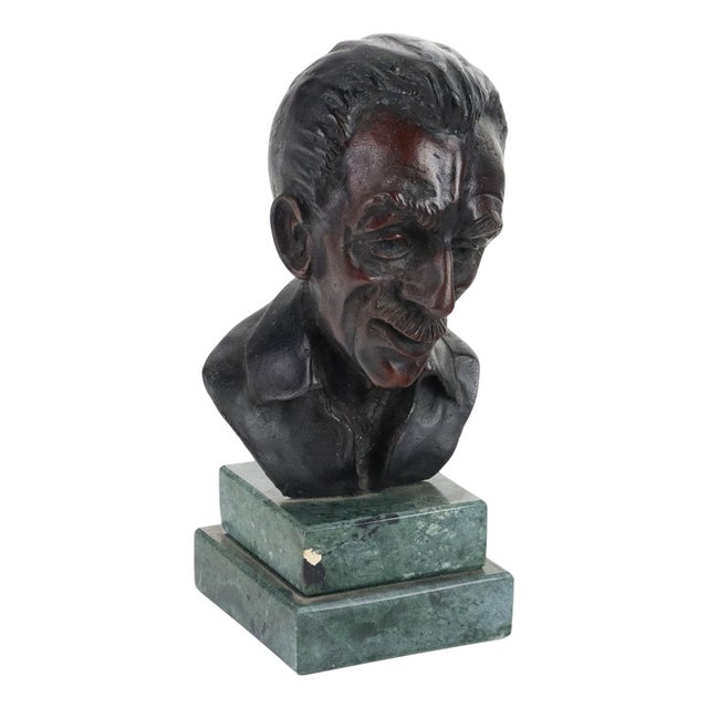 Figurative Bronze Sculpture by Eduardo de Filippo, 20th Century For Sale