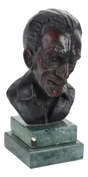 Figurative Bronze Sculpture by Eduardo de Filippo, 20th Century