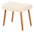 Mid-Century Modern Danish Ottoman in Sheepskin, 1960s For Sale
