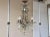 French Four Light Chandelier With Cut Crystal Prisms For Sale - Image 4 of 12