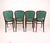 Art Nouveau Dining Chairs by Marcel Bomber for Thonet, Austria, 1910s, Set of 4 For Sale - Image 3 of 8