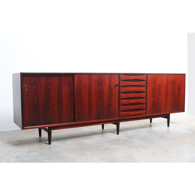 Danish design classic sideboard, model 29a in rosewood by arne vodder for sibast furniture. an iconic piece of...