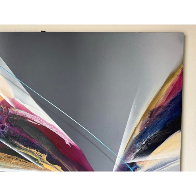 1981 Elba Alvarez (Venezuelan, B. 1944) Expressionist Abstract Painting For Sale - Image 9 of 12