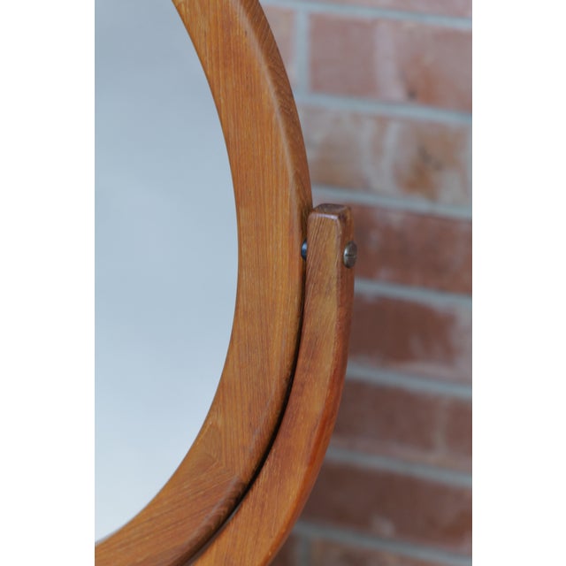 Mid-Century Modern Large Table Top Mirror by Petersen and Hansen For Sale - Image 3 of 17