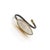 Early 21st Century Good Fortune Moon Stone Ring, Size 5 For Sale - Image 5 of 8