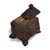 Brown Antique Tramp Art Bank Box For Sale - Image 8 of 11