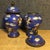A lovely small pair of Chinese Cloisonné Enamel "General Jars." These vibrant vessels feature flying red-crowned cranes...