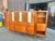 Monumental wooden cabinet with parchment panels attr. Gio Ponti 1950s -Top Vintage Design- Elegant sideboard of great...