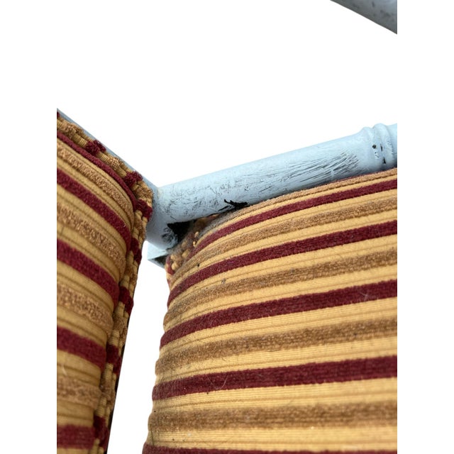 Mid 20th Century Faux Bamboo Armchair For Sale - Image 11 of 11