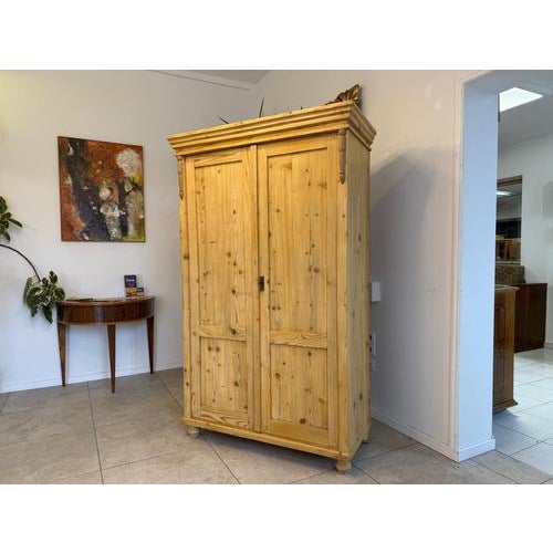 Farmhouse Cabinet in Natural wood For Sale - Image 5 of 12