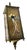 American Beveled Paneled Glass and Brass Walled Sconce, 2 Light, Circa 1920 For Sale - Image 3 of 7