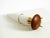 Large Mid-Century Modern Table Lamp in Brass and Teak with Frosted Glass Shade, 1950s For Sale - Image 16 of 18