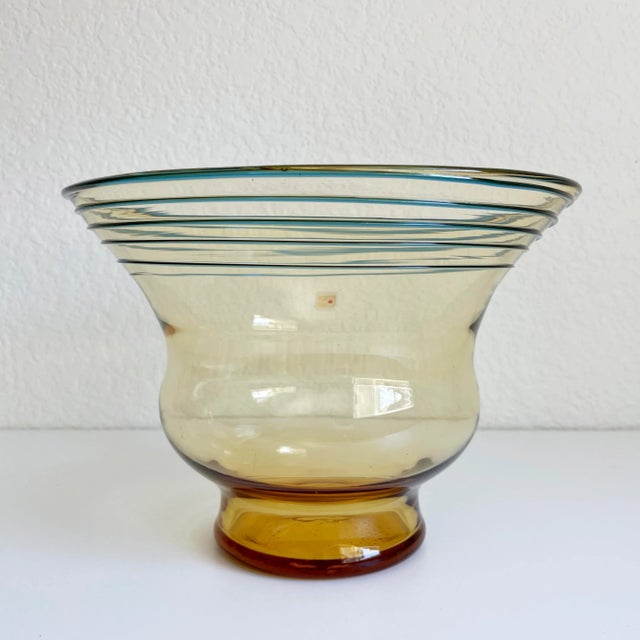 Amber Blenko Centerpiece Bowl For Sale - Image 8 of 10