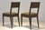 Cubist Dining Chairs in Stained Alder Wood, 1925, Set of 2 For Sale - Image 3 of 16
