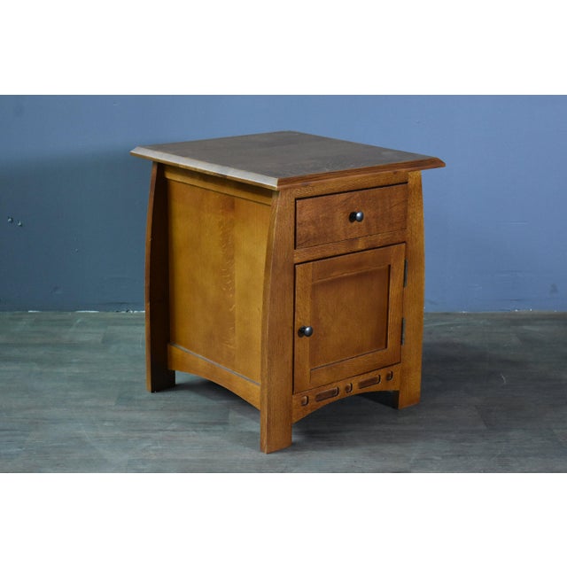 Crofter Style 3 Drawer End Table With Writing Tray-Michael Cherry-Mc3 For Sale - Image 18 of 18