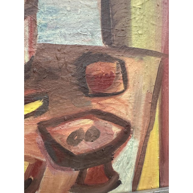 Bengt Delefors, Breakfast, 1950s, Oil on Canvas, Framed For Sale - Image 7 of 18