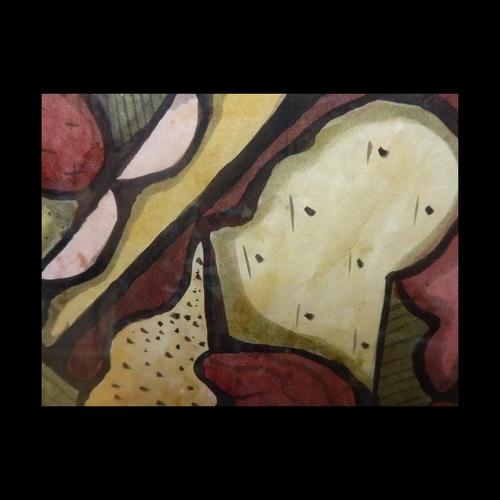 Black Maria Rajecka, Pair of Impressionist Watercolours, 1950, Watercolor, Framed For Sale - Image 8 of 13