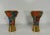 Italian Art Deco Flowers Painted Ceramic Vases, 1940s, Set of 2 For Sale - Image 3 of 10