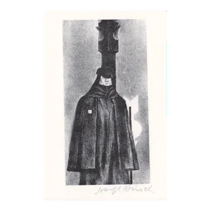 1948 Joseph Hirsch the Law Lithograph