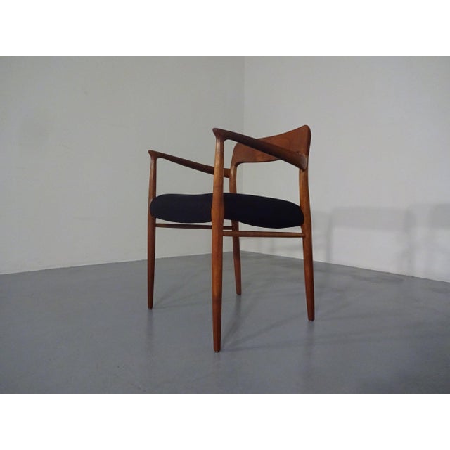 Mid-Century Modern Model 56 Armchair in Teak by Niels Otto Møller for J.L. Møllers, Denmark, 1960s For Sale - Image 3 of 14