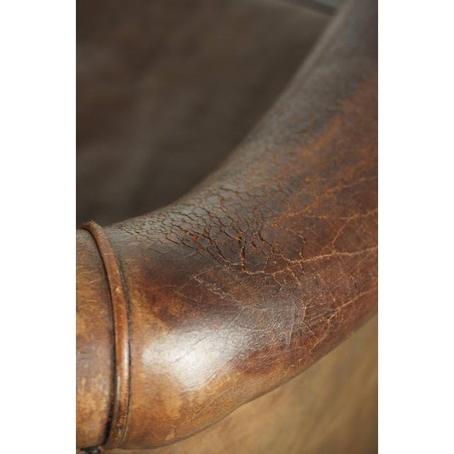 Vintage Sheepskin Club Armchair For Sale - Image 18 of 18