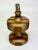 2-Toned Striped Wooden Table Lamp For Sale - Image 4 of 11