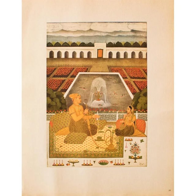 1950 Prince Sayyid Niyaz Khan byRai Bitchitr , Gold-Leafed Offset Lithograph For Sale - Image 12 of 13