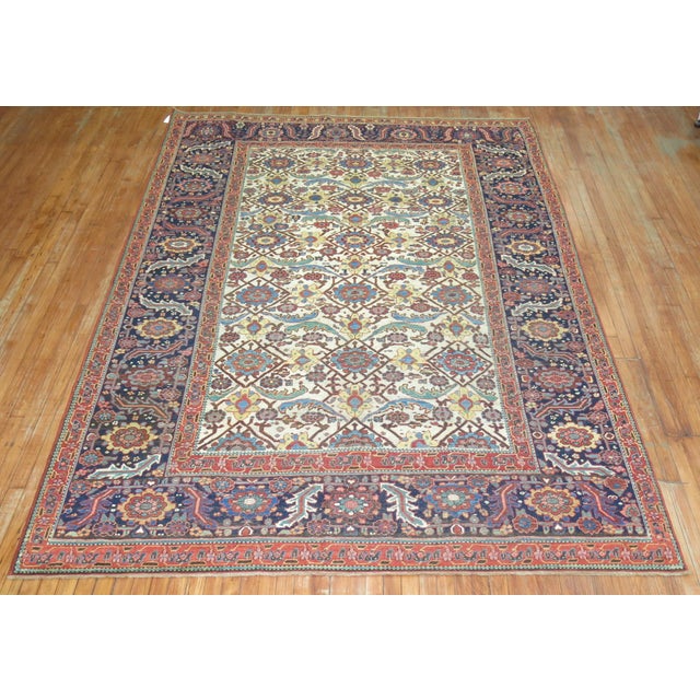 Zabihi Collection Fine Antique Northwest Persian Rug For Sale - Image 10 of 10