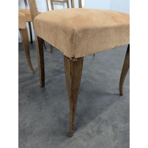 Directoire Style Cherrywood Chairs, Set of 6 For Sale - Image 9 of 10