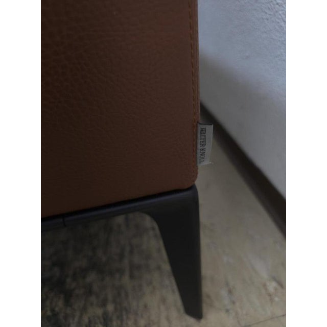 Jaan 2-Seater Sofa in Cognac Leather by Walter Knoll For Sale - Image 9 of 18