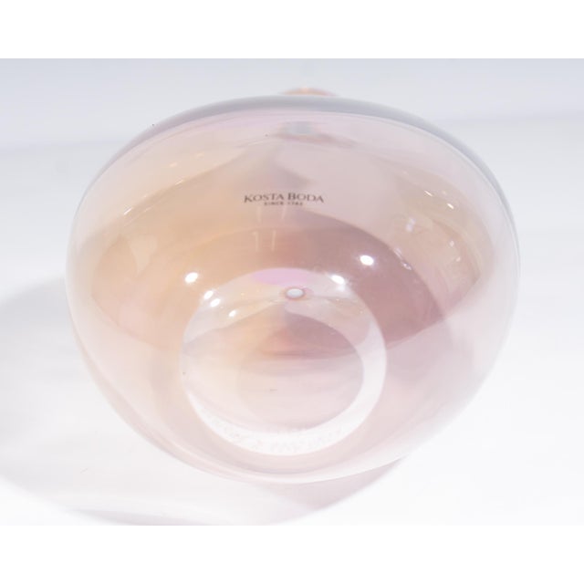 “Fidji” Glass Vase by Kjell Engman for Kosta Boda For Sale In Indianapolis - Image 6 of 8