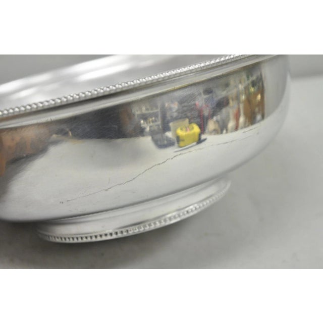Vintage Bw Buenilum Silver Plated Aluminum Art Nouveau Covered Serving Dish For Sale - Image 17 of 18