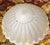 Large Vintage Frosted Glass Nautical Ceiling Light Shade – Scalloped Shell Form With Rope & Tassel Motif, 11.375” For Sale In Houston - Image 6 of 11