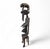 Wood Vintage African Figure Sculpture, 1960s For Sale - Image 7 of 16