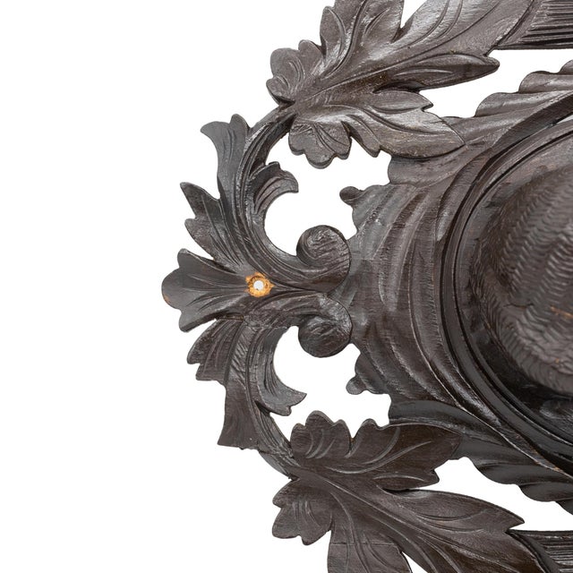 Black Forest Carved Stag's Head Wall Shelf, Swiss, Ca. 1880 For Sale - Image 6 of 10