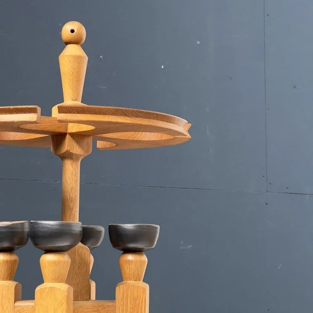 Mid-Century Modern Table Lamp by Guillerme & Chambron for Votre Maison, 1950s For Sale - Image 3 of 7