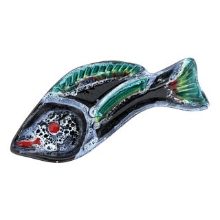 Fish Ceramic Trinket Dish from Vallauris, 1950s For Sale