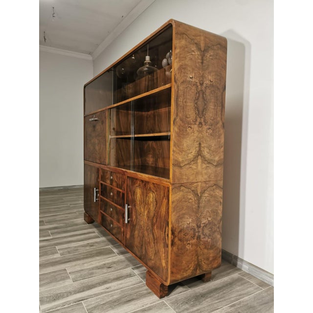 Cupboard attributed to Jindrich Halabala, 1940s For Sale - Image 9 of 18