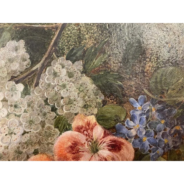 Vincent Clare, Botanical Still Life, 1890s, Oil on Canvas For Sale - Image 3 of 11
