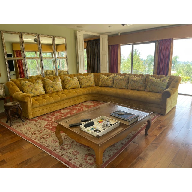 Custom Sectional made by P Sardo Interiors in Los Angeles. All fabric imported from Italy and directly purchased from...