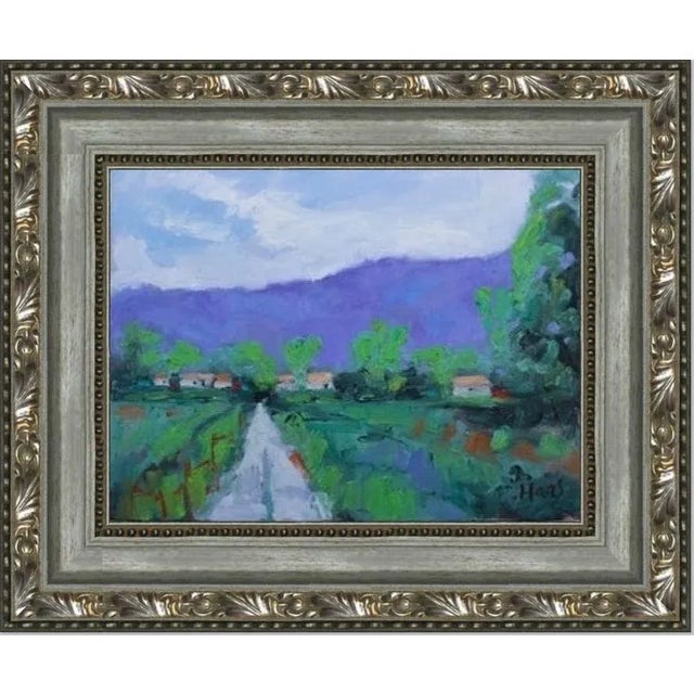 Modern Impressionist Oil Painting Landscape For Sale - Image 10 of 12