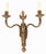 A very finely cast pair of two light French Neoclassical bronze sconces. Lovely French Louis XVI details abound: precisely...