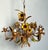 Sienna Vintage Boho Patinated Tole Chandelier For Sale - Image 8 of 12