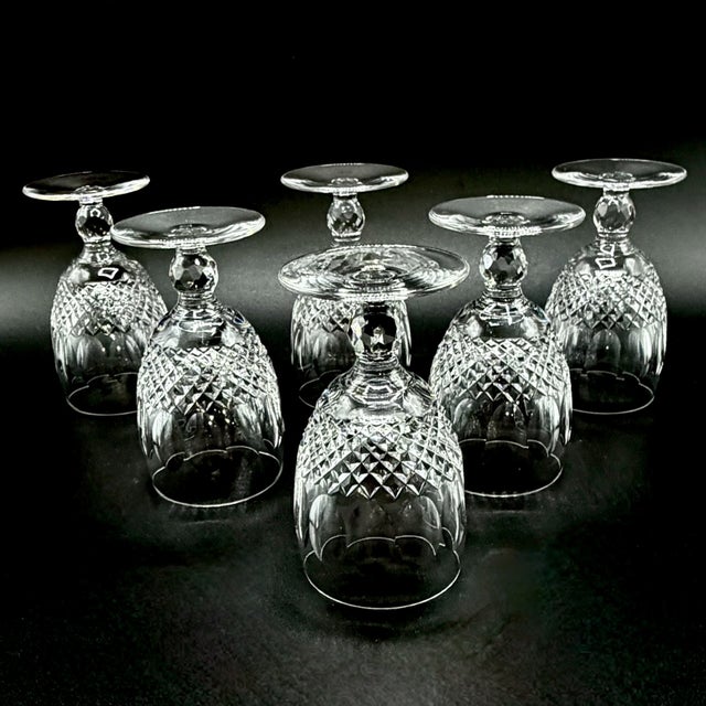 Waterford Crystal Colleen Short Stemmed Wine Glass Goblets, 1960s, Set of 6 For Sale - Image 9 of 13