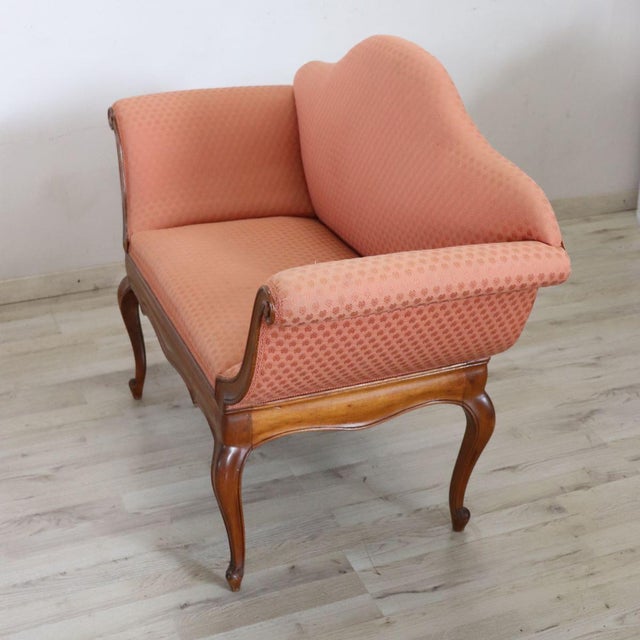 Louis XV Walnut Small Sofa, 1900s For Sale - Image 17 of 18
