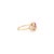 Metal 2.83 Ct Mozambique Oval Ruby & Diamond Three Stone Ring in 14k Yellow Gold Size 5 For Sale - Image 7 of 14